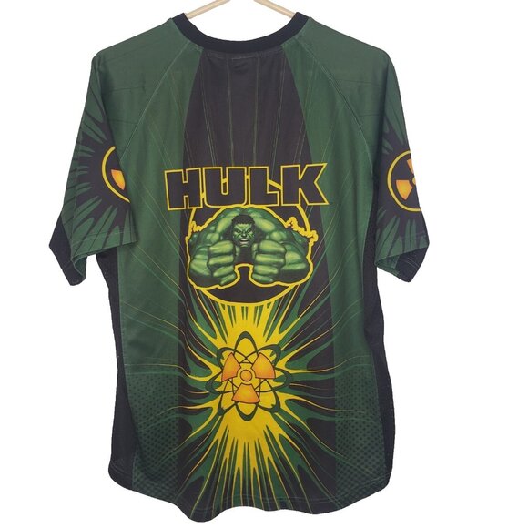 2003 The Hulk Shirt Green Gold Movie NTD Marvel Official Polyester Men's Medium - Picture 4 of 16